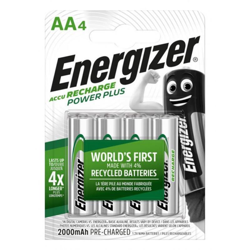 Аккумуляторы Energizer Recharge Power Plus AA/HR6 LSD Ni-MH 2000 mAh BL 4шт (Energizer NH15-2000 (HR6))