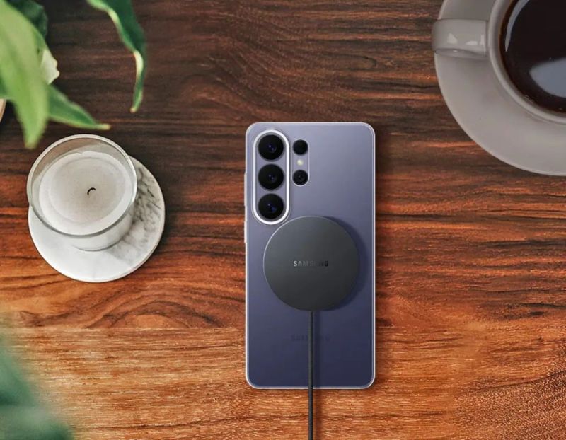Бездротовий зарядний пристрій Samsung EP-P2900 Magnet Wireless Charger 25W Dark Grey (EP-P2900TBEGWW)