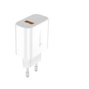 Мережевий зарядний пристрій Foneng EU46 QC3.0 Charger (1USBх3A) White + кабель Lightning (EU46-CH-IP)