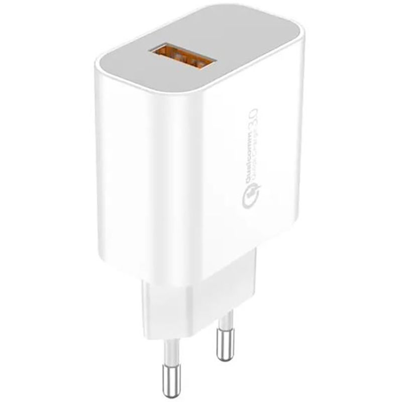 Сетевое зарядное устройство Foneng EU46 QC3.0 Charger (1USBх3A) White + кабель USB Type C (EU46-CH-TC)