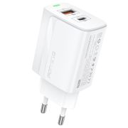 Зарядное устройство Foneng EU66 (USBх3A, USB-Cх3A) 20W White (EU66-CH-W)