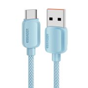 Кабель Essager Breeze USB - USB Type-C (M/M), 100W, 1 м Blue (EXC7A-WL03-P)