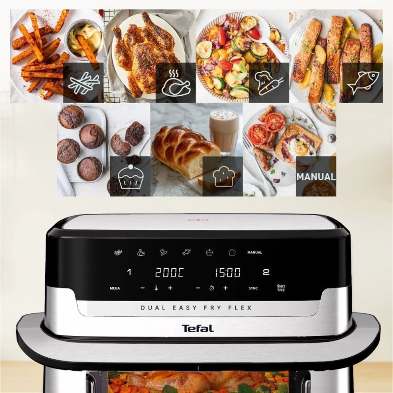 Мультипіч Tefal Dual Easy Fry Flex (EY922DE0)