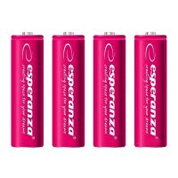 Акумулятор Esperanza Ni-MH AAA/HR03 1000 mAh BL 4шт Red (EZA102R)