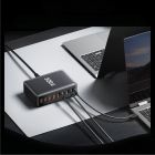 Мережевий зарядний пристрій Essager Engine 320W 4xUSB-C+4xUSB-A Black (EZC320W-QJB0G-Z)