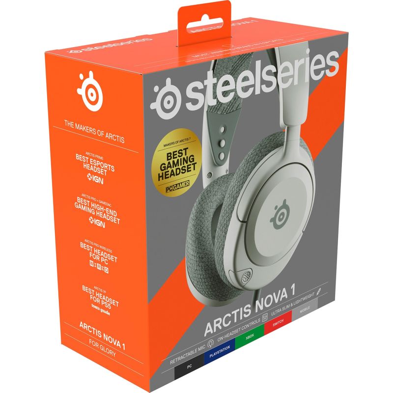 Ігрова гарнітура SteelSeries Arctis Nova 1 White MultiPlatform (61607)