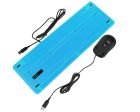 Комплект (клавіатура, миша) A4Tech F1010 Black/Blue (F1010 (Blue))
