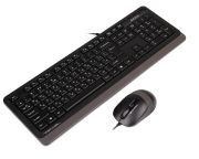 Комплект (клавиатура, мышь) A4Tech F1010 Black/Grey (F1010 (Grey))