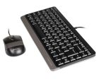 Комплект (клавіатура, миша) A4Tech Fstyler F1110 Grey USB (F1110 (Grey))