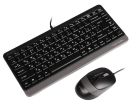 Комплект (клавіатура, миша) A4Tech Fstyler F1110 Grey USB (F1110 (Grey))