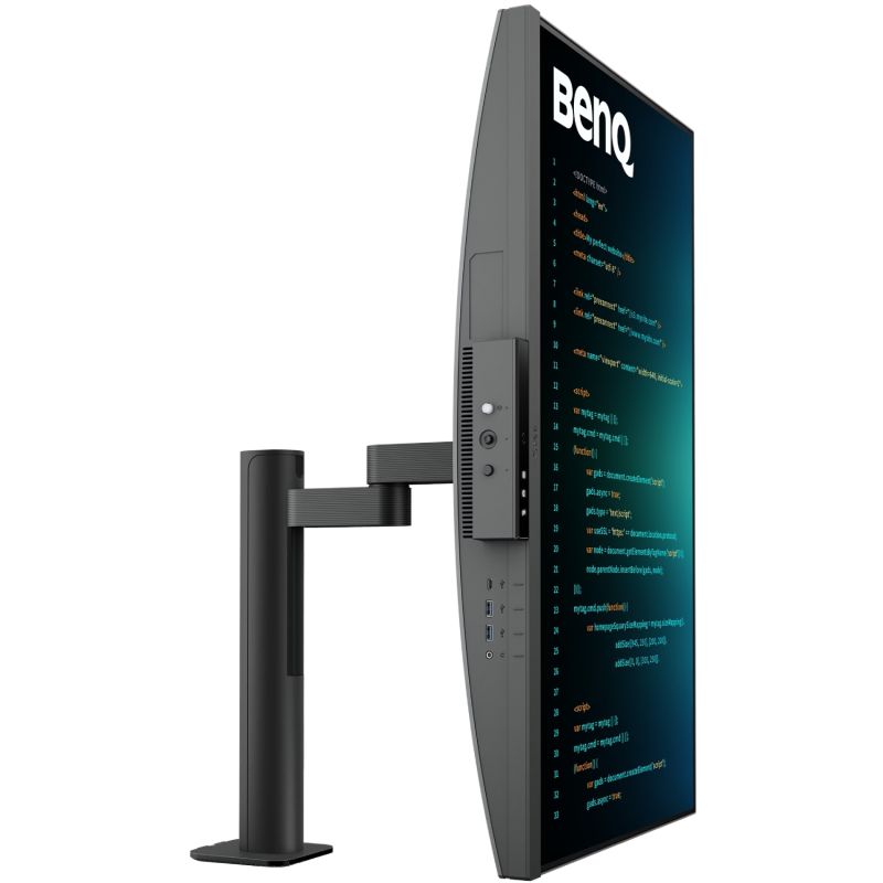 TFT 31.5" BenQ RD320UA, 4K, IPS, 2xHDMI, DP, USB-C, Pivot, колонки, сірий (9H.LMTLA.TBE)