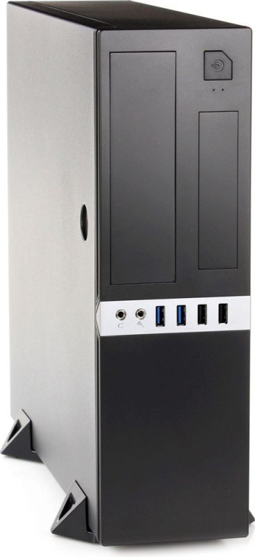 Корпус Casecom S-503 400W-80mm 2xUSB3.0+2xUSB2.0 SFF mATX, Black (S-503-400)