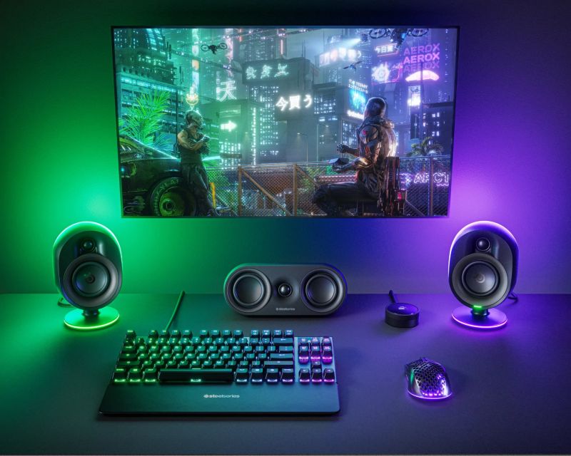Акустична система 5.1 SteelSeries Arena 9 Bluetooth RGB (61549)
