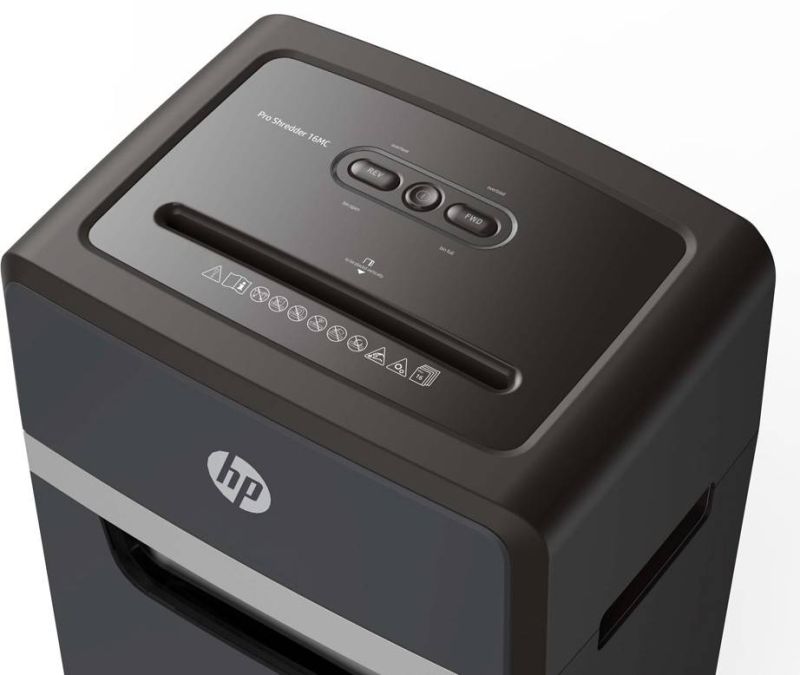 Знищувач документів HP OneShred 16MC, A4, 80g х 16 листів, 2*15, 30 л, P-5 (2808)