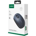 Мишка UGREEN 2.4GHz MU105, бездротова, 2400dpi., 3кн., Синя (90550)