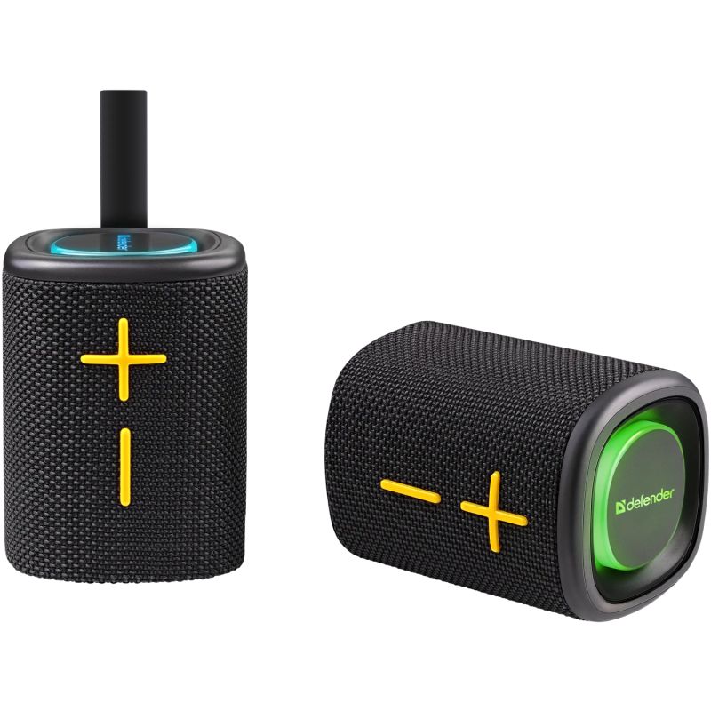Акустична система 1.0 Defender Union 20Вт BT/USB/TF/AUX/2-in-1/RGB чорна (65139)