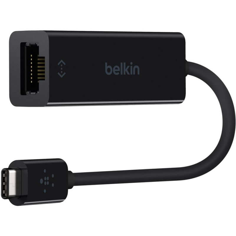 Сетевой адаптер Belkin USB-C-RJ-45 Gigabit Ethernet (F2CU040btBLK)