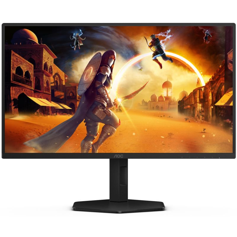 TFT 24.5" AOC 25G4SXU, Fast IPS, 300 Гц, 2xHDMI, DP, HAS, Pivot, чорно-сірий (25G4SXU)