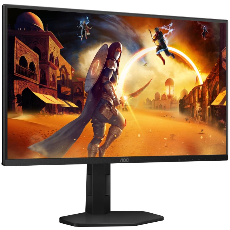 TFT 24.5" AOC 25G4SXU, Fast IPS, 300 Гц, 2xHDMI, DP, HAS, Pivot, чорно-сірий (25G4SXU)