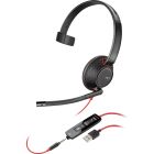Гарнітура Poly BlackWire 5210 USB-A HS Mono (80R98AA)