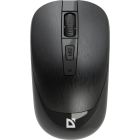 Мишка Defender Wave MM-995, бездротова, 4 кн. до 1600 dpi, безшумна, чорна (52995)