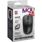 Мишка Defender Wave MM-995, бездротова, 4 кн. до 1600 dpi, безшумна, чорна (52995)