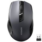 Мишка UGREEN 2.4GHz MU006 бездротова, Bluetooth, 4000dpi., 4кн.,Silence Design, Чорна (15063)
