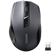 Мишка UGREEN 2.4GHz MU006 бездротова, Bluetooth, 4000dpi., 4кн.,Silence Design, Чорна (15063)