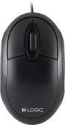 Мишка  LogicConcept LM-11, 3 кн., 1000dpi, чорна (M-LC-LM11)