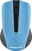 Мишка  Modecom MC-WM9, бездротова, 2кн., 1200dpi, нано ресівер чорна-синя (M-MC-0WM9-140)