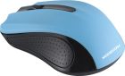 Мишка  Modecom MC-WM9, бездротова, 2кн., 1200dpi, нано ресівер чорна-синя (M-MC-0WM9-140)