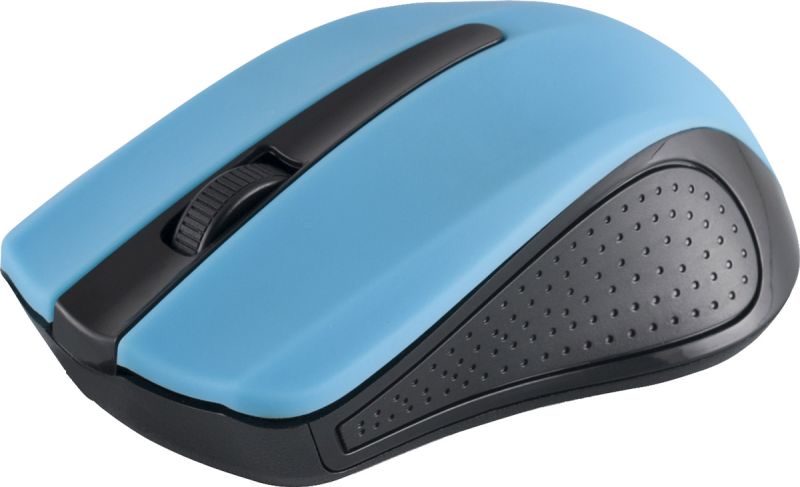 Мишка  Modecom MC-WM9, бездротова, 2кн., 1200dpi, нано ресівер чорна-синя (M-MC-0WM9-140)