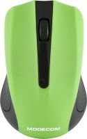 Мишка  Modecom MC-WM9, бездротова, 2кн., 1200dpi, нано ресівер чорна-зелена (M-MC-0WM9-180)