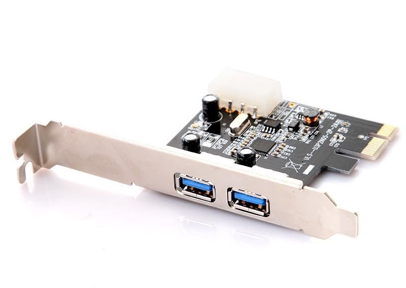 PCI-E Контролер USB3.0 (2ext. Molex) Low Profil, NEC, RTL (B00192)