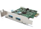 PCI-E Контролер USB3.0 (2ext. Molex) Low Profil, NEC, RTL (B00192)