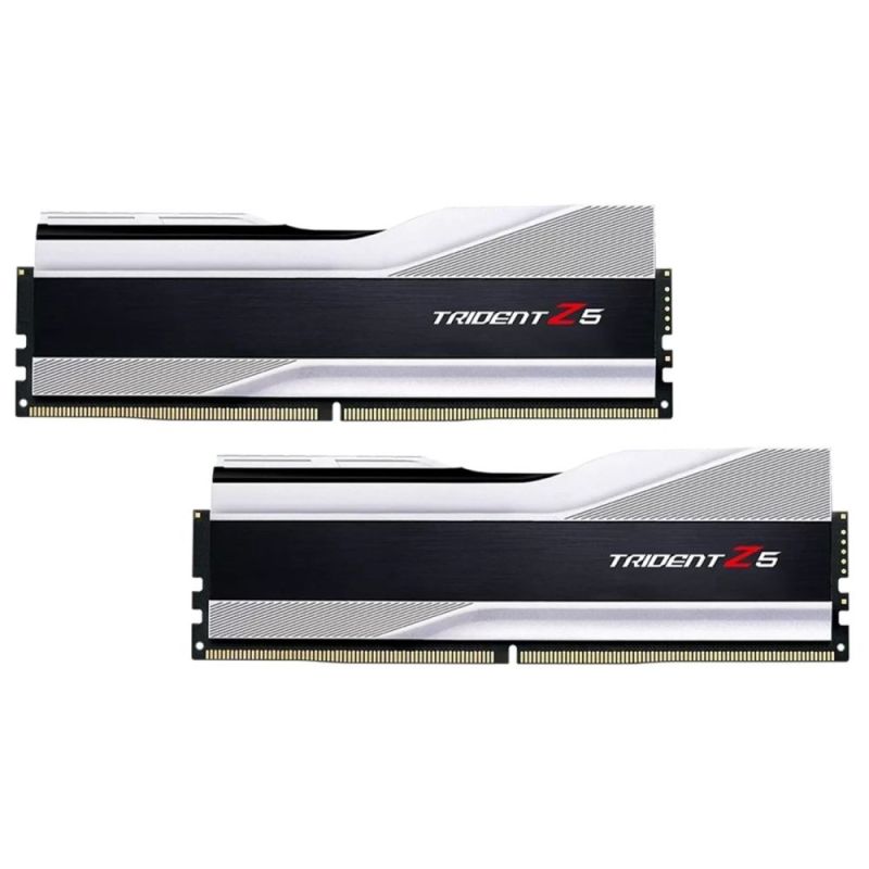 Модуль памяти DDR5 2x32GB/6000 G.Skill Trident Z5 Silver (F5-6000J3238G32GX2-TZ5S)