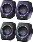 Акустична система 2.0 Defender Solar 9, 10Вт, Bluetooth, RGB підсвітка, USB, чорна (65939)