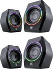 Акустична система 2.0 Defender Solar 9, 10Вт, Bluetooth, RGB підсвітка, USB, чорна (65939)