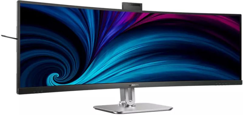TFT 48.8" Philips 49B2U6900CH, VA 5120x1440, вигн., 2xHDMI, DP, 2xUSB-C, RJ-45, USB-hub, cam,HAS,кол (49B2U6900CH/00)