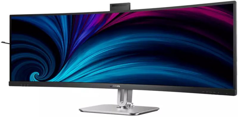 TFT 48.8" Philips 49B2U6900CH, VA 5120x1440, вигн., 2xHDMI, DP, 2xUSB-C, RJ-45, USB-hub, cam,HAS,кол (49B2U6900CH/00)