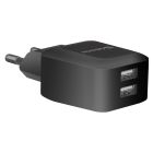 Зарядний пристрій 2xUSB 12W 2.1А EPA-13 чорний Defender (83840)