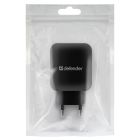 Зарядний пристрій 2xUSB 12W 2.1А EPA-13 чорний Defender (83840)