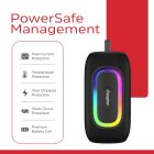 Акустична система 1.0 Energizer 16Вт Bluetooth 5.2/MicroSD/USB/AUX/FM,IPX65, чорна (BTS163)