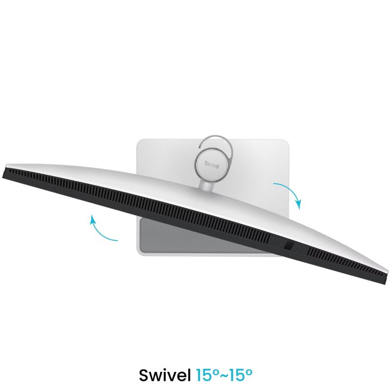 TFT 31.5" BenQ MA320U, IPS, 4K, 2хHDMI, USB-C, HAS, Pivot, кол., сріблясто-сірий (9H.LMXLB.QBE)