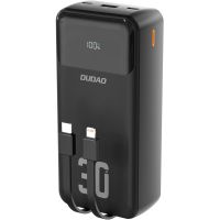 УМБ Dudao 30000mAh K15 MAX 22,5W PD,QC, USB-A, Lightning, USB-C In/Out, with USB-C/Lightning cables (6977196682478)