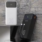УМБ Dudao 30000mAh K15 MAX 22,5W PD,QC, USB-A, Lightning, USB-C In/Out, with USB-C/Lightning cables (6977196682478)