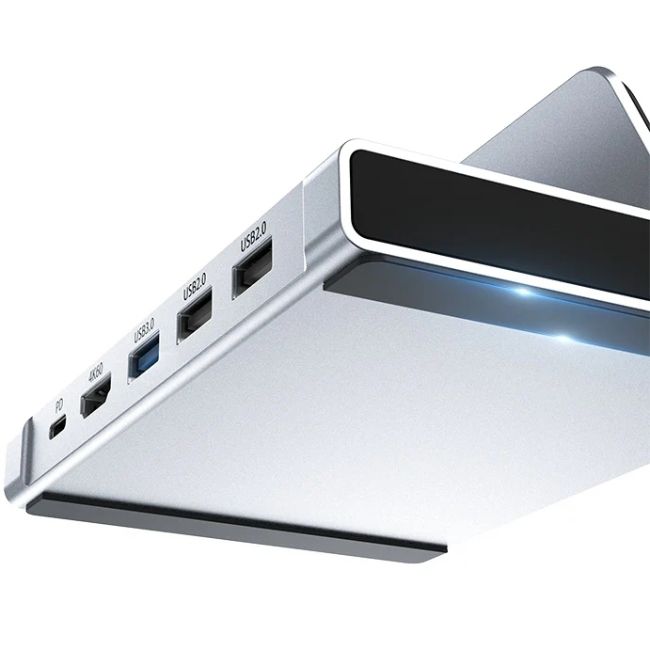 Док-станція USB3.1 Type-C --> HDMI 4K60Hz/USB 3.0x2/USB 2.0/Type-C PD 100W Hub 7-in-1 Choetech (HUB-M77-GY)