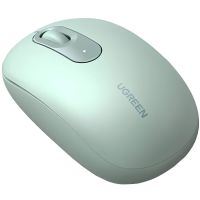 Мишка UGREEN 2.4GHz MU105, бездротова, 2400dpi., 3кн., Зелена (90672)