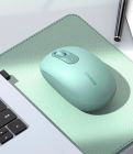 Мишка UGREEN 2.4GHz MU105, бездротова, 2400dpi., 3кн., Зелена (90672)