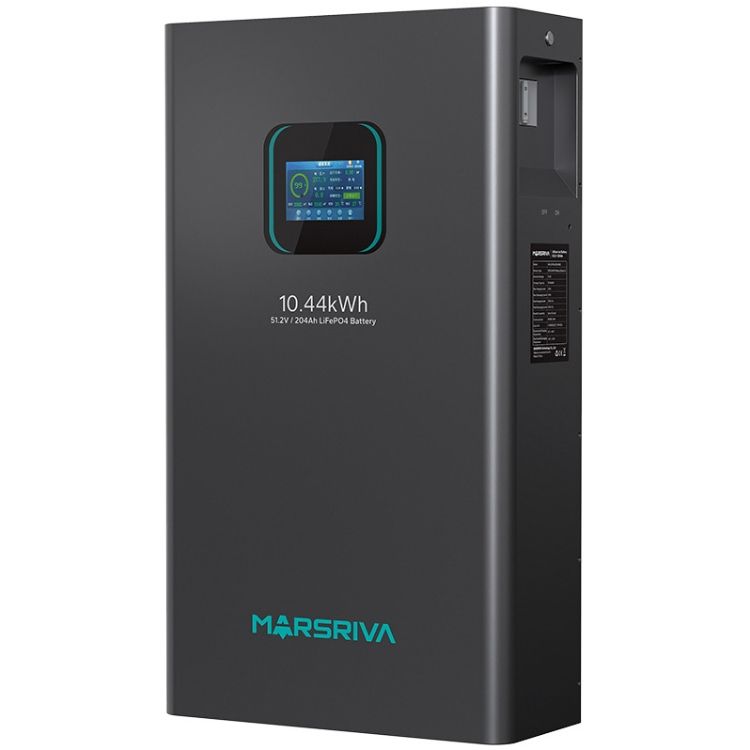 Акумуляторна батарея Marsriva LiFePO4, 51.2V/204Ah, 10.44KWH, настінний (MR-LFP48-200-WMD)